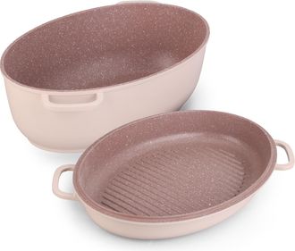 KASANOVA Rostiera ovale 38x26 cm I Giganti taupe