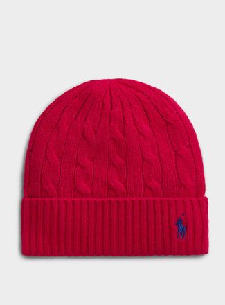 Polo Ralph Lauren Womens Wool and cashmere twisted-cable Tuque Hat