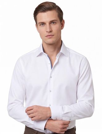 Eterna business overhemd Eterna Modern Fit wit
