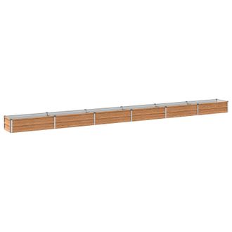 vidaXL Cama De Jard&iacute;n Elevada Madera Marr&oacute;n 480 X 40 X 24 Cm Vidaxl