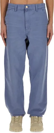 Carhartt Work in Progress Blue Relaxed Flat Front Pants