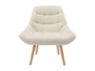 VENTE-UNIQUE.COM Sill&oacute;n cl&aacute;sico tela beige