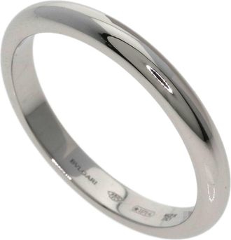 Bulgari Platinum 950 Band Ring (Pre-Owned)