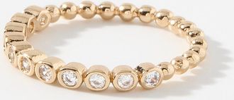 Simons Womens Rhinestone row ring