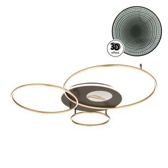 Globo Lighting Plaf&oacute;n - Invertina - Dorado - Aluminio - Led - 48466-70