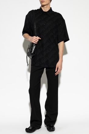 Balenciaga Short-sleeve Shirt, Mens, Black