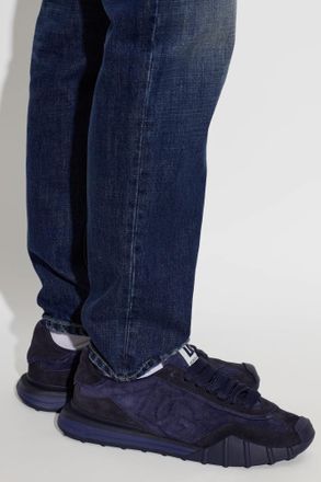 Dolce & Gabbana DG Athletic Sports Shoes, Mens, Navy Blue