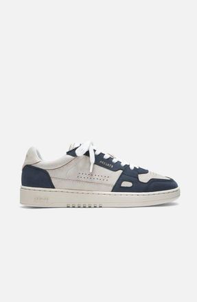 Axel Arigato Dice Lo Cracked Leather Sneaker in Beige/blue at Nordstrom, Size 14.5