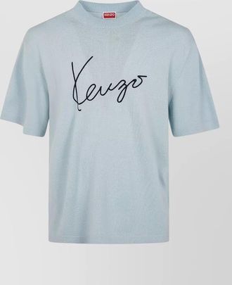 Kenzo signature logo short sleeve crew neck t-shirt