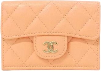 Chanel Pre-owned Wallets, female, Pink, Size: ONE SIZE Pre-owned Vintage Wallet