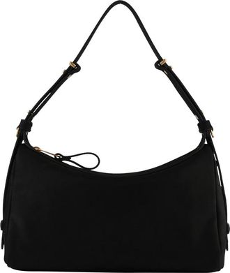 Pourchet Le Manuscrit Nubuck - Dames - Schoudertassen - Zwart - ONE Size - Leer - Tassen
