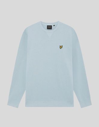 Lyle & Scott Lyle And Scott Mens Cotton Crew Neck Sweatshirt - Blue - Size: 40