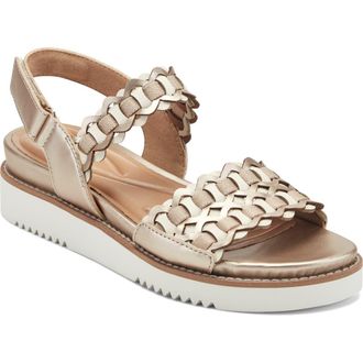 Easy Spirit Warna Sandal in Gold at Nordstrom, Size 10.5