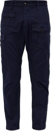 Dsquared2 Slim-fit Trousers, male, Blue, Size: 3XL Cargo Trousers