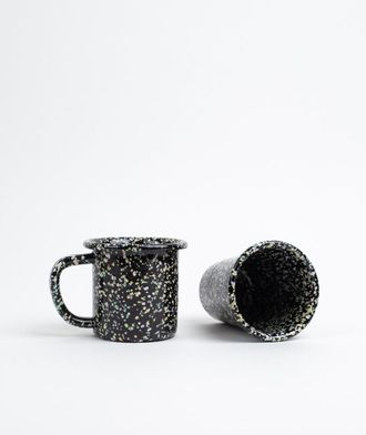 HAY Enamel/Mug 250 ml sprinkle black