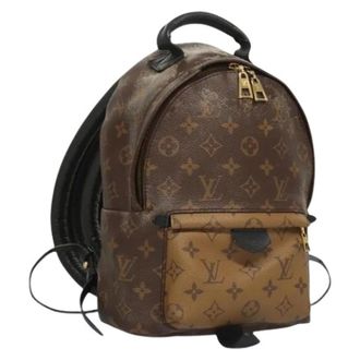 Louis Vuitton Pre-owned Backpacks, female, Brown, Size: ONE SIZE Pre-owned Vintage Monogram Reverse Backpack