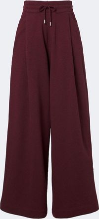 Dries Van Noten Wide-leg cotton jersey sweatpants