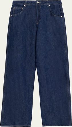 TWP Blue Jean Baby in Cotton-Linen Denim