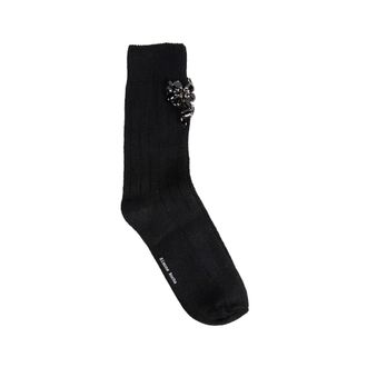 Simone Rocha Crystal Embellished Socks