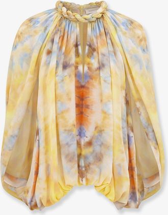 Zimmermann Top Alchemy Twist Billow in seta - ZIMMERMANN - gender_Woman
