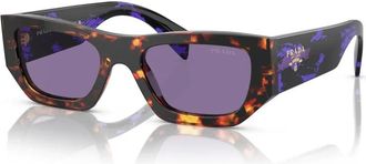 Prada Klassieke kussenvormige zonnebril - unisex - Zonnebrillen - Veelkleurig - 53 MM - Accessoires