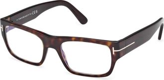 Tom Ford Blue Light Block Rectangular Mens Eyeglasses FT6034-B 052 54