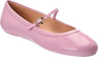 Gianvito Rossi Leather Ballerina Flat