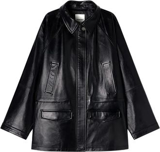 Sandro Giacca con colletto a camicia - Nero