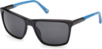 Skechers SE00181 Polarized 01D Mens Sunglasses Black Size 57