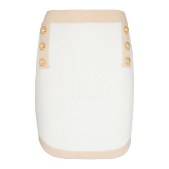 Balmain Mujer, Faldas, Blanco, Talla: XS