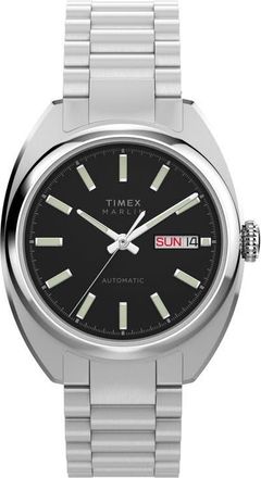 Timex Marlin Draper Automatic Bracelet Watch, 37mm in Stainless Steel at Nordstrom