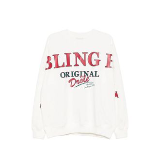 Dr&ocirc;le de Monsieur Logo-print Sweatshirt
