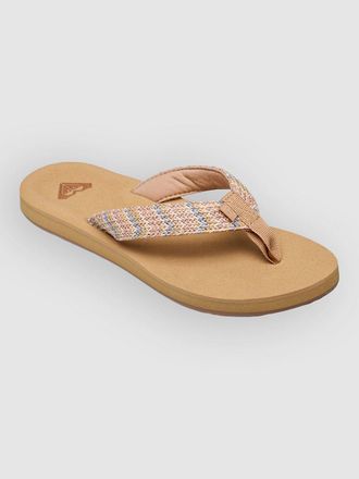 Roxy Porto Raffia Sandalen blau