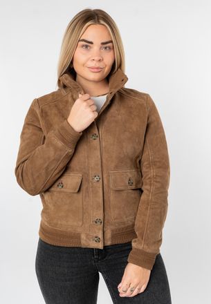 Mauritius Lederjacke MAURITIUS MWDajana, Damen, Gr. 4XL (48), schwarz camel, Obermaterial: 100% Schafsleder. Futter: 100% Polyester. &Auml;rmelfutter: 100% Polyester