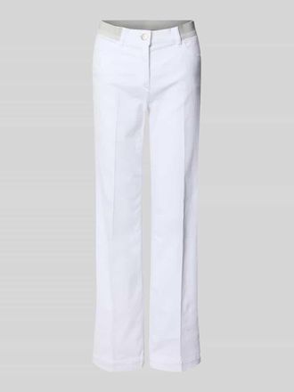 Toni Damen Wide Leg Jeans mit Eingrifftaschen Modell Jenny in Weiss, Gr&ouml;&szlig;e 38