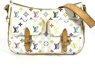 Louis Vuitton Tweedehands Canvas Louis Vuitton tassen - Dames - Vintage Schoudertas - Veelkleurig - ONE Size - Vintage