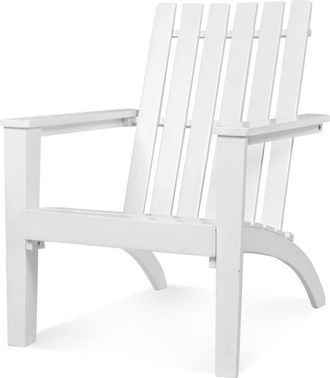 Costway Silla Adirondack Para Exteriores, Silla Plegable De Madera Con Respaldo Alto, Capacidad De 160kg, Silla De Jard&iacute;n Sill&oacute;n De Madera, Asiento Para Balc&oacute;