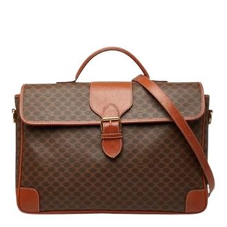 Celine Pre-owned Shoulder Bags, female, Brown, Size: ONE SIZE Pre-owned Vintage Shoulder Bag