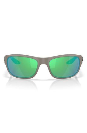 Costa Clipperton 58mm Sunglasses in Matte Olive Shale /Green 580G at Nordstrom