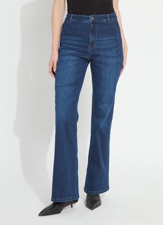 Lyss&eacute; Liora Zip Front Denim Trouser