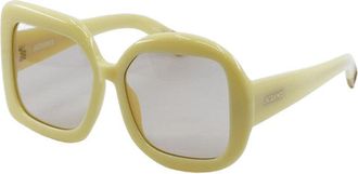 Jacquemus Sunglasses Square Full Rim, Shiny Black Frame And Grey Lens Jac/10C1