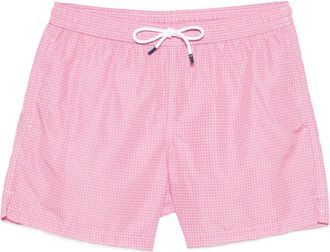 Fedeli Drawstring Printed Swim Shorts