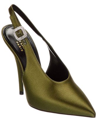 Saint Laurent Yasmeen 115 Satin Slingback Pump
