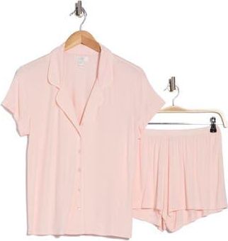 Nordstrom Rack Tranquility Shortie Pajamas in Pink Crystal at Nordstrom Rack, Size X-Large