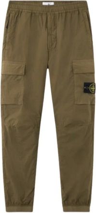 Stone Island Cargo Jogger Broeken - Heren - Slim Fit Broeken - Groen - W33 - Katoen - Broeken