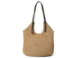 Madewell Straw Grommet Slouch Tote Tote Handbags Natural, Paper/Raffia/Straw
