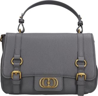 La Carrie Athena Leren Tas - Dames - Handtassen - Grijs - ONE Size - Leer - Tassen