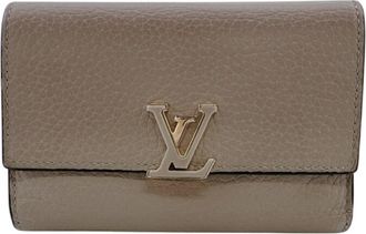 Louis Vuitton Beige Wallet (Tri-Fold) (Pre-Owned)