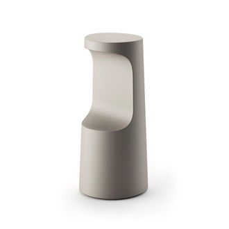 Plust Taburete De Bar Dise&ntilde;o Moderno 75cm Polietileno Interior Exterior Fura S1 - Beige