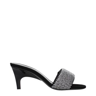 The Attico Die Attico Sandalen Rem Damen Stoff Schwarz/Silber